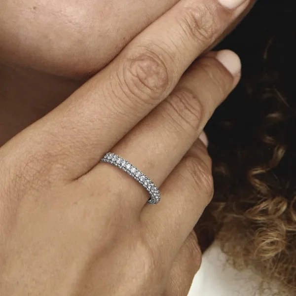 Pandora Pandora Timeless enkele rij pavé ring 192627C01