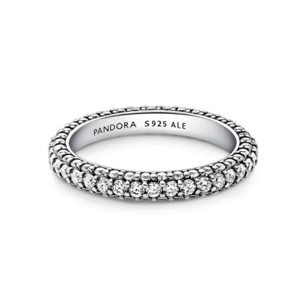 Pandora Pandora Timeless enkele rij pavé ring 192627C01