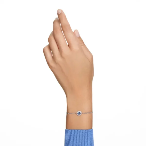 Swarovski Angelic armband Square Cut Wit/Blauw 5662141