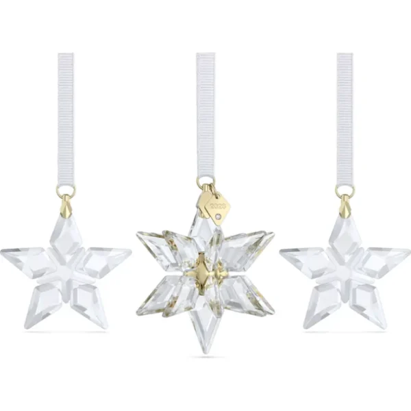 Swarovski Annual Edition kristallen ornament Ornament Set 3D 2023 Wit/Goud 5655102