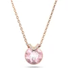 Swarovski Bella ketting met hanger V Ronde vorm Rosé/Roze (38 - 43 cm) 5662088
