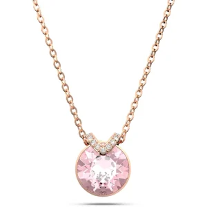 Swarovski Bella ketting met hanger V Ronde vorm Rosé/Roze (38 - 43 cm) 5662088