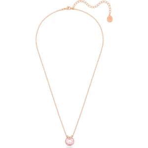 Swarovski Bella ketting met hanger V Ronde vorm Rosé/Roze (38 - 43 cm) 5662088