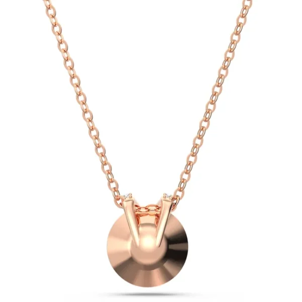 Swarovski Bella ketting met hanger V Ronde vorm Rosé/Roze (38 - 43 cm) 5662088