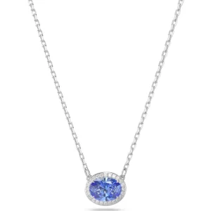 Swarovski Constella ketting met hanger Ovale slijpvorm Zilver/Blauw 5671809