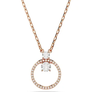 Swarovski Constella ketting met hanger Ronde slijpvorm Rosé/Wit 5692266