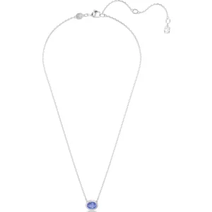 Swarovski Constella ketting met hanger Ovale slijpvorm Zilver/Blauw 5671809