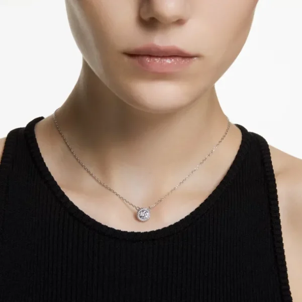 Swarovski Constella ketting met hanger Round Cut Zilver/Wit 5636264