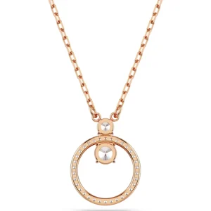 Swarovski Constella ketting met hanger Ronde slijpvorm Rosé/Wit 5692266