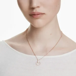 Swarovski Constella ketting met hanger Ronde slijpvorm Rosé/Wit 5692266