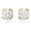 Swarovski Constella oorbellen Round Cut Goud/Wit 5642595