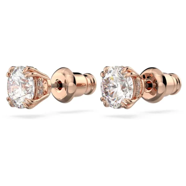 Swarovski Constella oorbellen Ronde slijpvorm Rosé/Wit 5638801