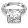 Swarovski Constella ring Cocktailring Square Cut Zilver/Wit