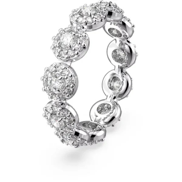 Swarovski Constella ring Stijlvol ontwerp met ronde slijpvorm Zilver/Wit