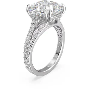 Swarovski Constella ring Cocktailring Square Cut Zilver/Wit