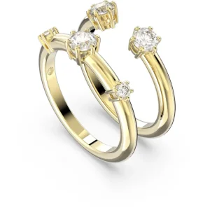 Swarovski Constella ring Set (2) Ronde slijpvorm Goud/Wit