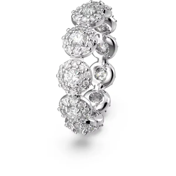 Swarovski Constella ring Stijlvol ontwerp met ronde slijpvorm Zilver/Wit