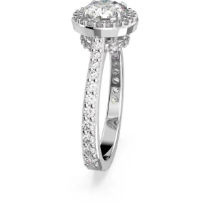 Swarovski Constella ring Cocktailring Round Cut Zilver/Wit