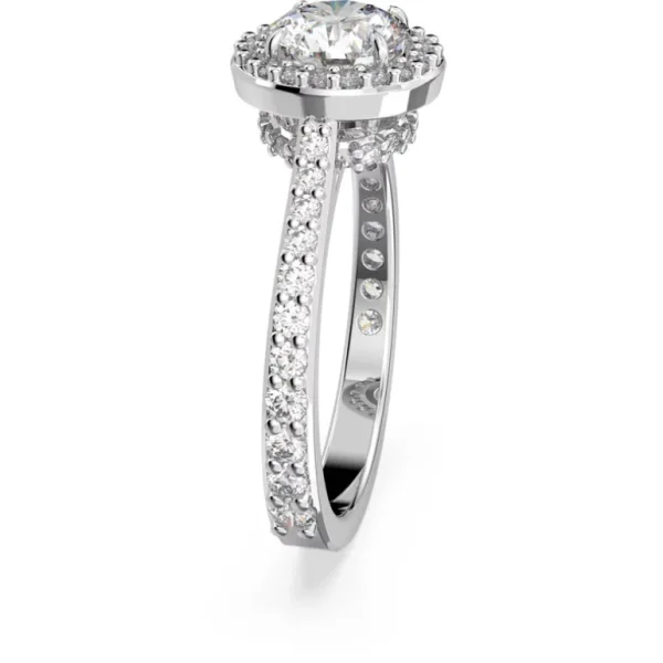 Swarovski Constella ring Cocktailring Round Cut Zilver/Wit
