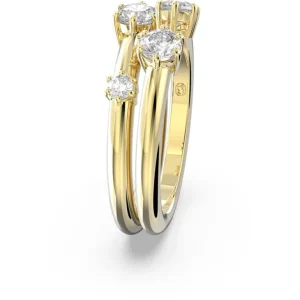 Swarovski Constella ring Set (2) Ronde slijpvorm Goud/Wit