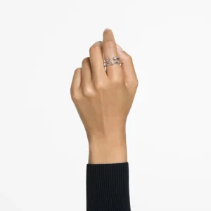 Swarovski Constella ring Set (2) Ronde slijpvorm Zilver/Wit
