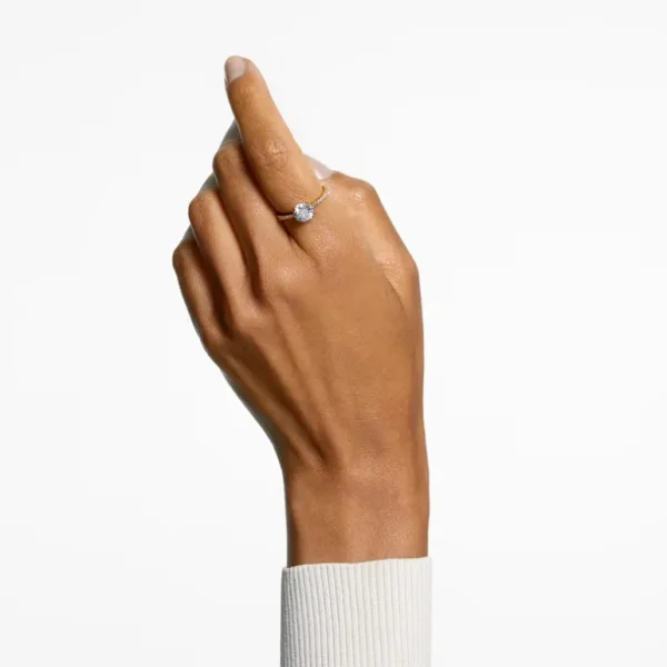 Swarovski Constella ring Cocktailring Princess Cut Goud/Wit
