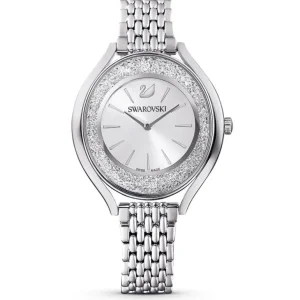 Swarovski Crystalline Aura dameshorloge Swiss made Zilver/Wit 5519462