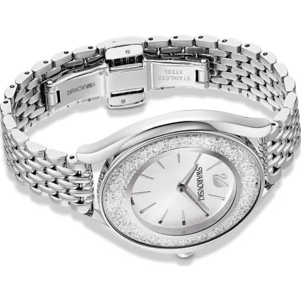 Swarovski Crystalline Aura dameshorloge Swiss made Zilver/Wit 5519462