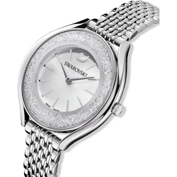 Swarovski Crystalline Aura dameshorloge Swiss made Zilver/Wit 5519462
