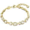 Swarovski Dextera armband Verschillende slijpvormen Goud/Wit 5667044