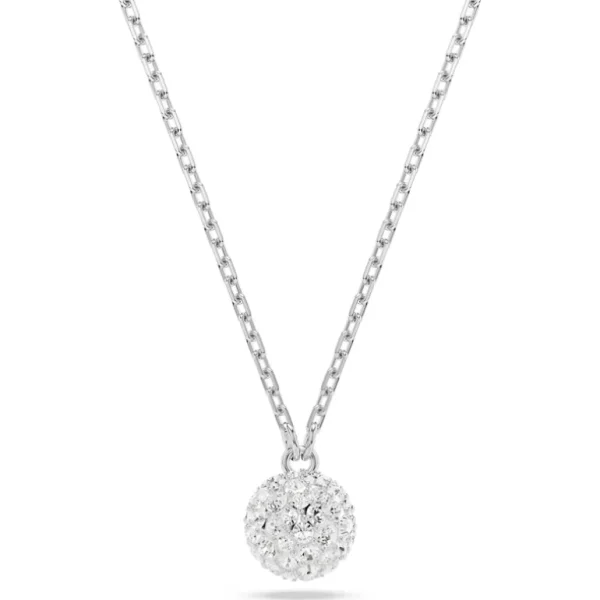 Swarovski Dextera ketting met hanger Ronde slijpvorm Zilver/Wit 5693206