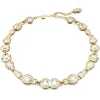 Swarovski Dextera ketting Verschillende slijpvormen Goud/Wit 5665497