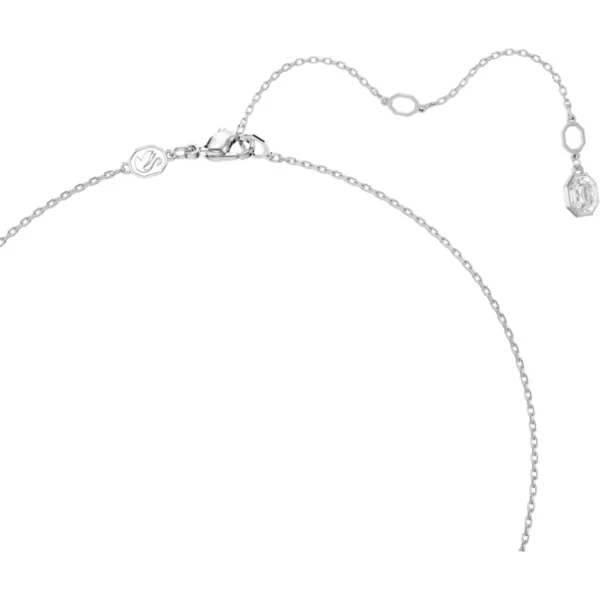 Swarovski Dextera ketting met hanger Halo pave Zilver/Wit 5692737