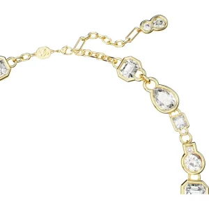 Swarovski Dextera ketting Verschillende slijpvormen Goud/Wit 5665497