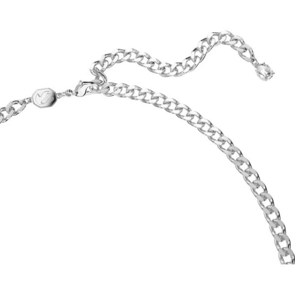 Swarovski Dextera ketting met hanger Dangling Zilver/Wit 5671183