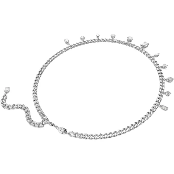 Swarovski Dextera ketting met hanger Dangling Zilver/Wit 5671183