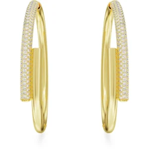 Swarovski Dextera oorbellen Ringoorbellen Goud/Wit 5671808