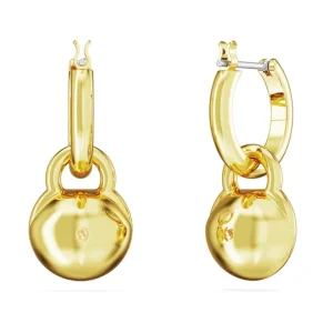 Swarovski Dextera oorbellen Ronde slijpvorm Goud/Wit 5666023