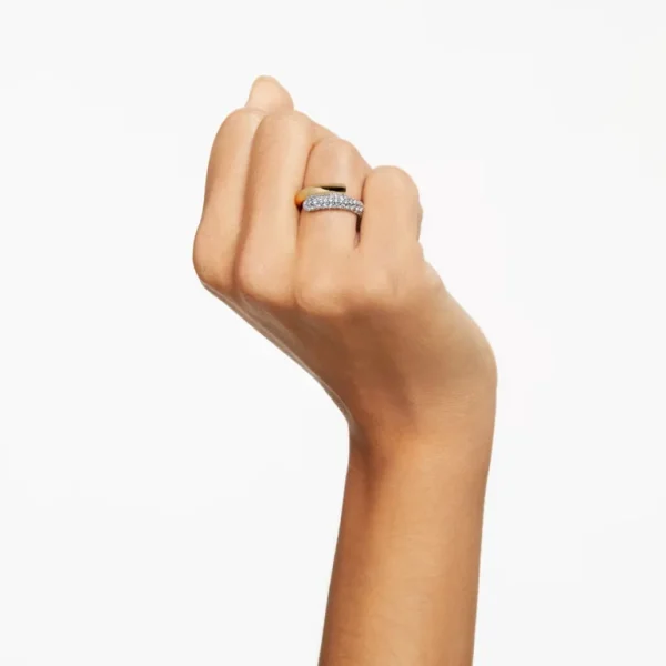 Swarovski Dextera ring Round Cut Goud/Wit