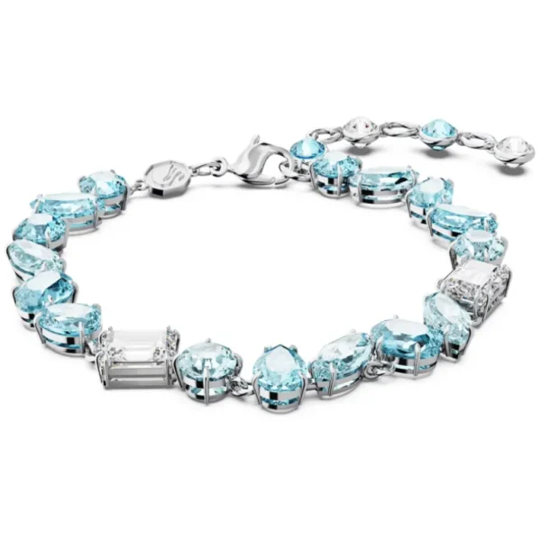 Swarovski Gema armband Verschillende slijpvormen Zilver/Blauw 5666018