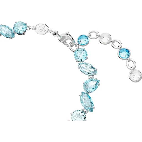 Swarovski Gema armband Verschillende slijpvormen Zilver/Blauw 5666018