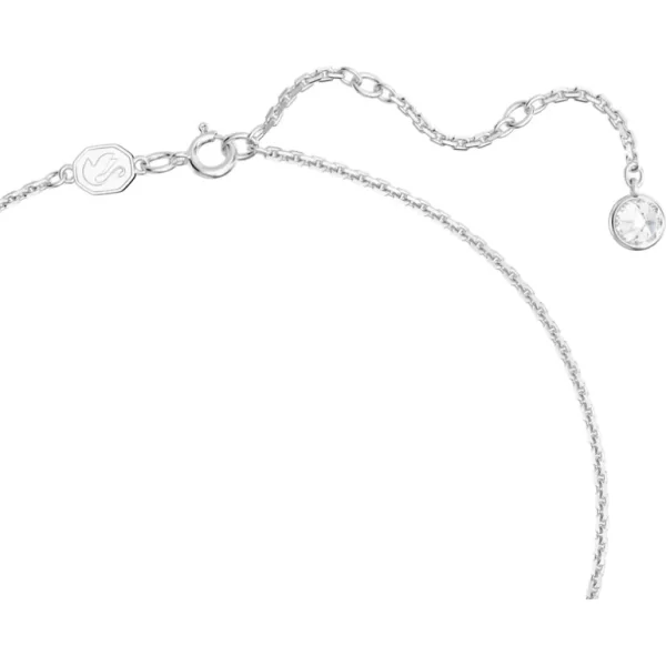 Swarovski Gema ketting met hanger Bloem Zilver/Roze 5662493