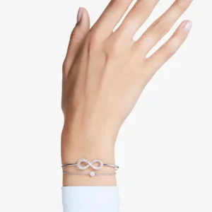 Swarovski Hyperbola armband Infinity Zilver/Wit 5684049