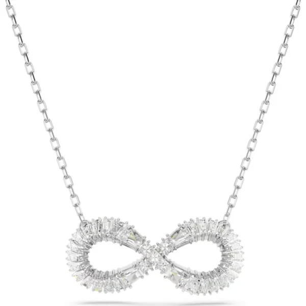 Swarovski Hyperbola ketting met hanger Infinity Zilver/Wit 5679434