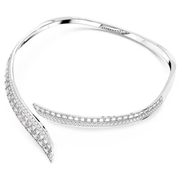 Swarovski Hyperbola ketting Artistiek Savoir Faire Design Zilver/Wit 5665330