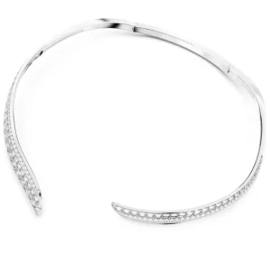 Swarovski Hyperbola ketting Artistiek Savoir Faire Design Zilver/Wit 5665330