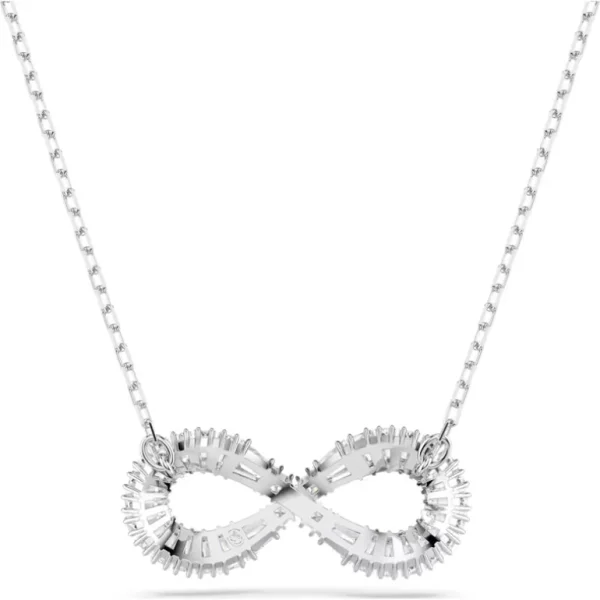 Swarovski Hyperbola ketting met hanger Infinity Zilver/Wit 5679434