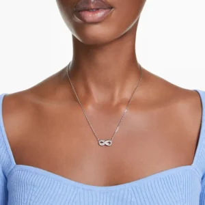 Swarovski Hyperbola ketting met hanger Infinity Zilver/Wit 5679434
