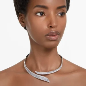 Swarovski Hyperbola ketting Artistiek Savoir Faire Design Zilver/Wit 5665330