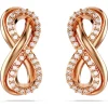 Swarovski Hyperbola oorbellen Infinity Rosé/Wit 5684085